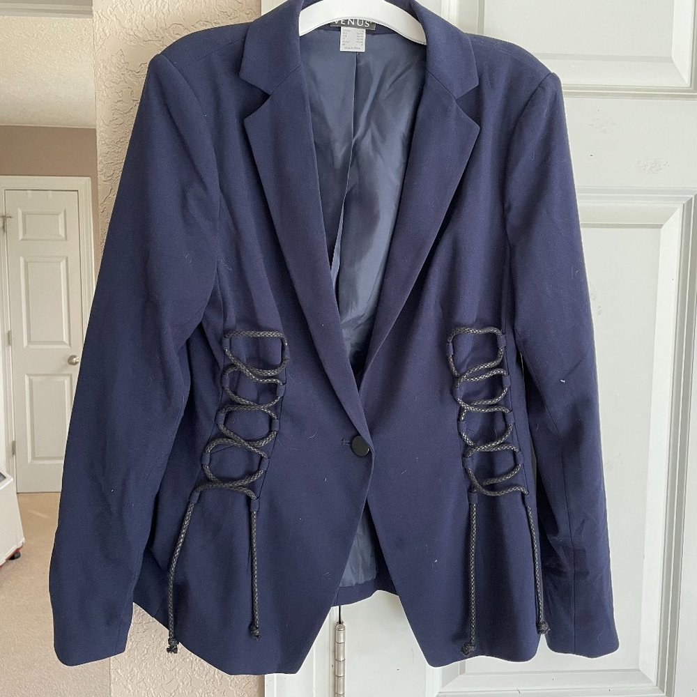 Venus Blazer with Lace up detail NWOT